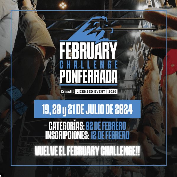 eventos February Challenge Ponferrada, competición fitness y de Crossfit en león
