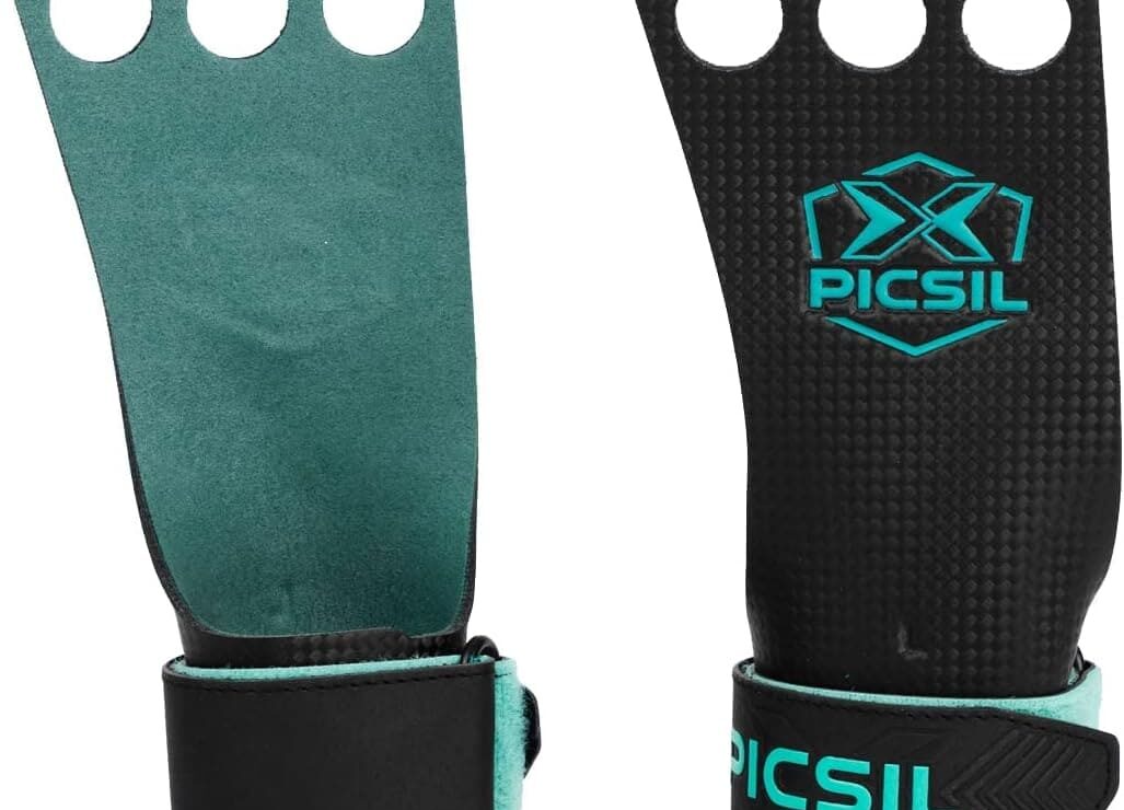 PICSIL Falcon Calleras para Cross Training y crossfit, Grips con y sin Agujeros, Almohadilla Extra para Mayor Protección y Confort, para Gimnasio, Box, Halterofilia, Previenen Ampollas y Desgarros, Unisex