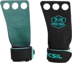 PICSIL Falcon Calleras para Cross Training y crossfit, Grips con y sin Agujeros, Almohadilla Extra para Mayor Protección y Confort, para Gimnasio, Box, Halterofilia, Previenen Ampollas y Desgarros, Unisex